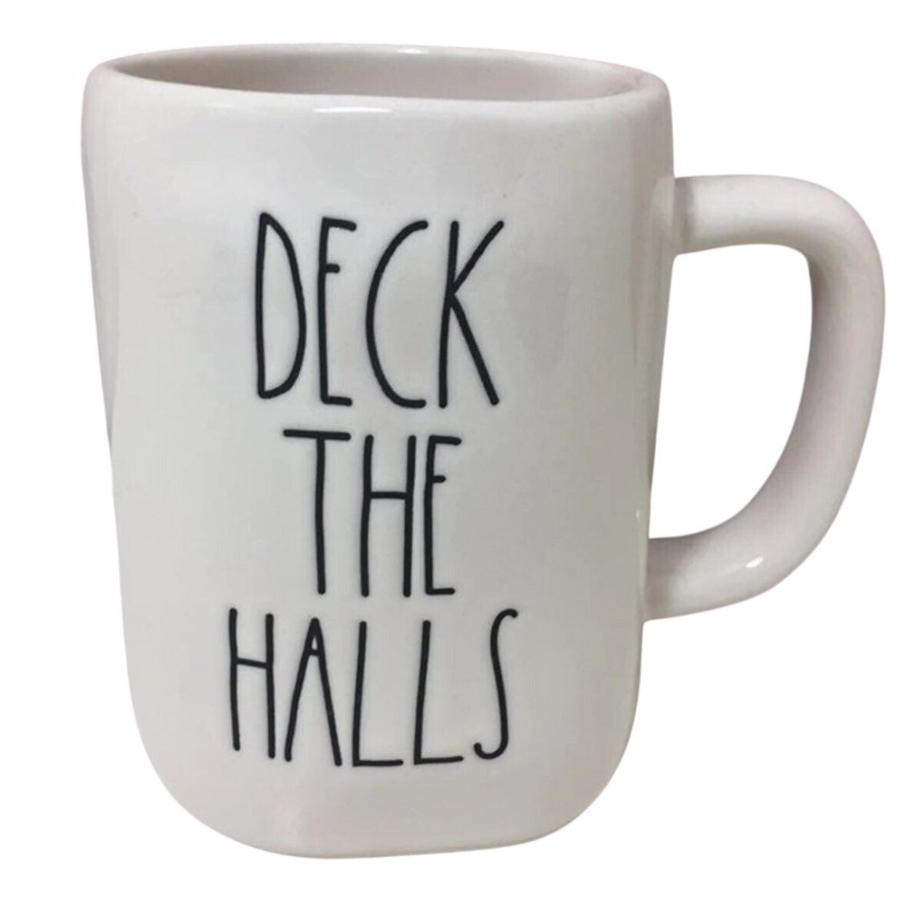 Rae Dunn Deck The Halls Christmas Tree Mug Artisan Collection By Magenta NWT‎